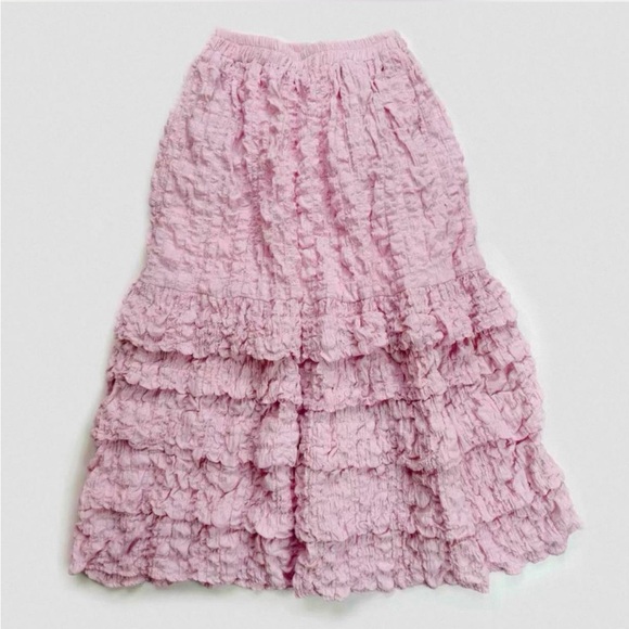 Pink Ruffled Skirt - Picture 3 of 4